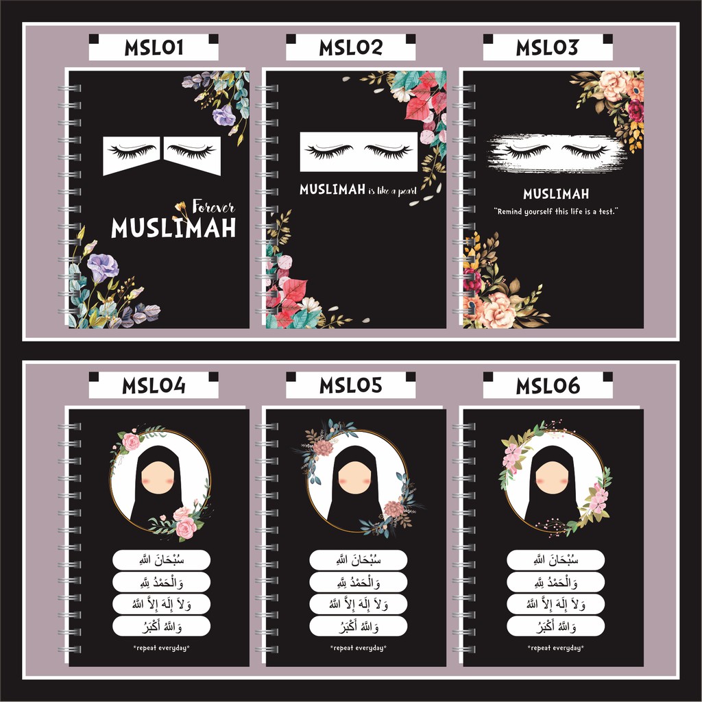 

Notebook / Ring Note Muslimah Spiral A5
