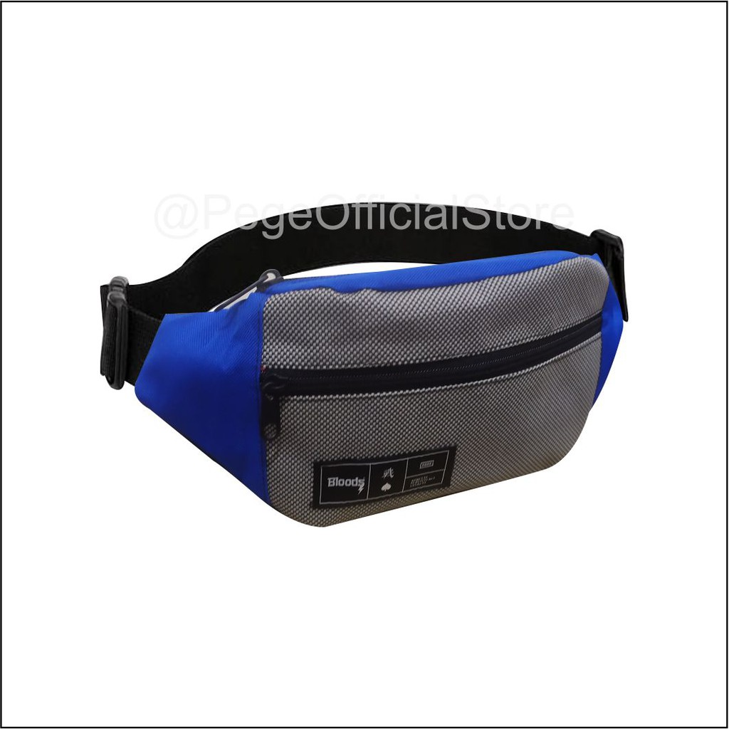 Tas Selempang Waistbag Pege Pria Slingbag Bahu Cowok Model Kombinasi 2 Warna BIsa Untuk Tas Pinggang - PG - 8818