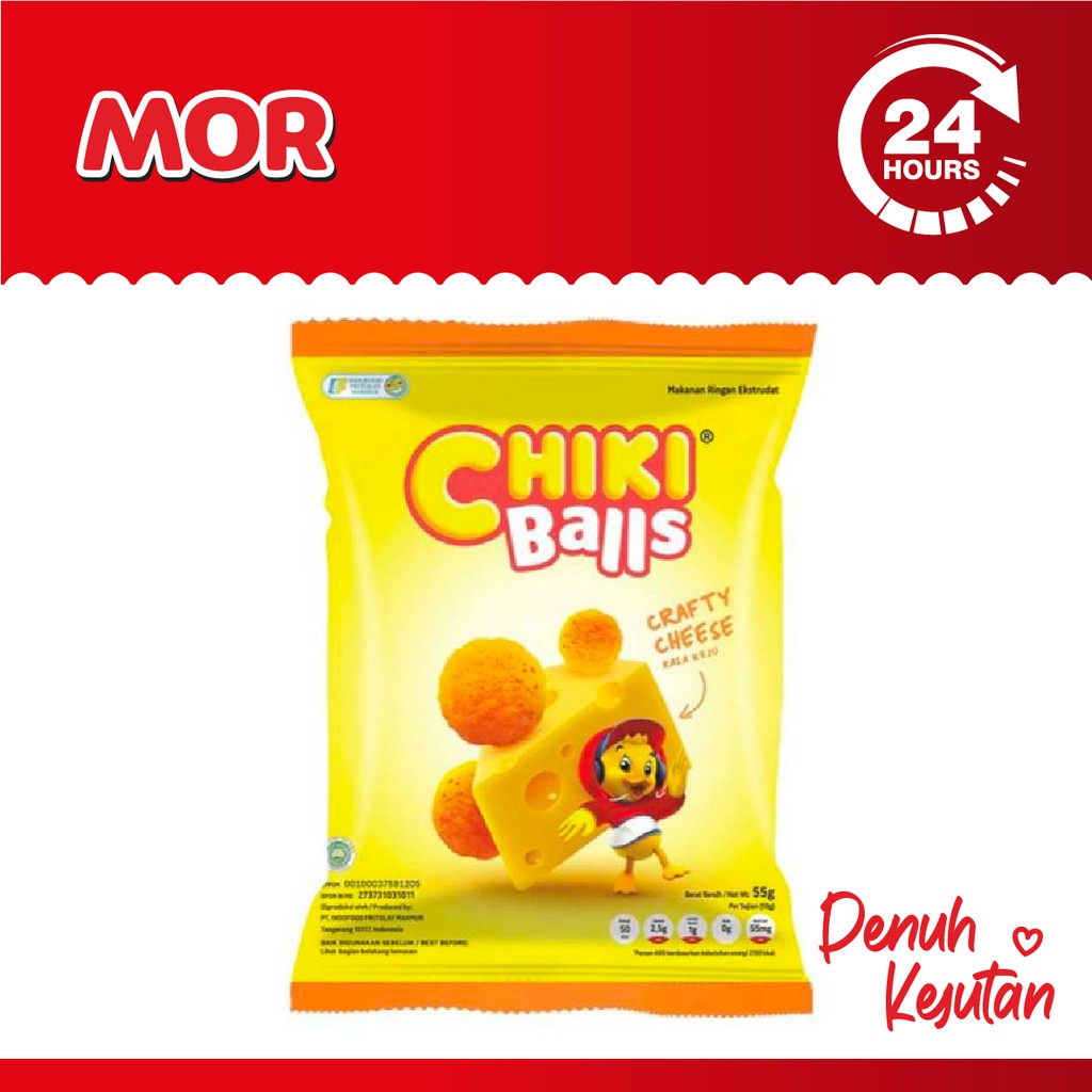 

CHIKI BALLS Crafty Cheese Rasa Keju 55 gr