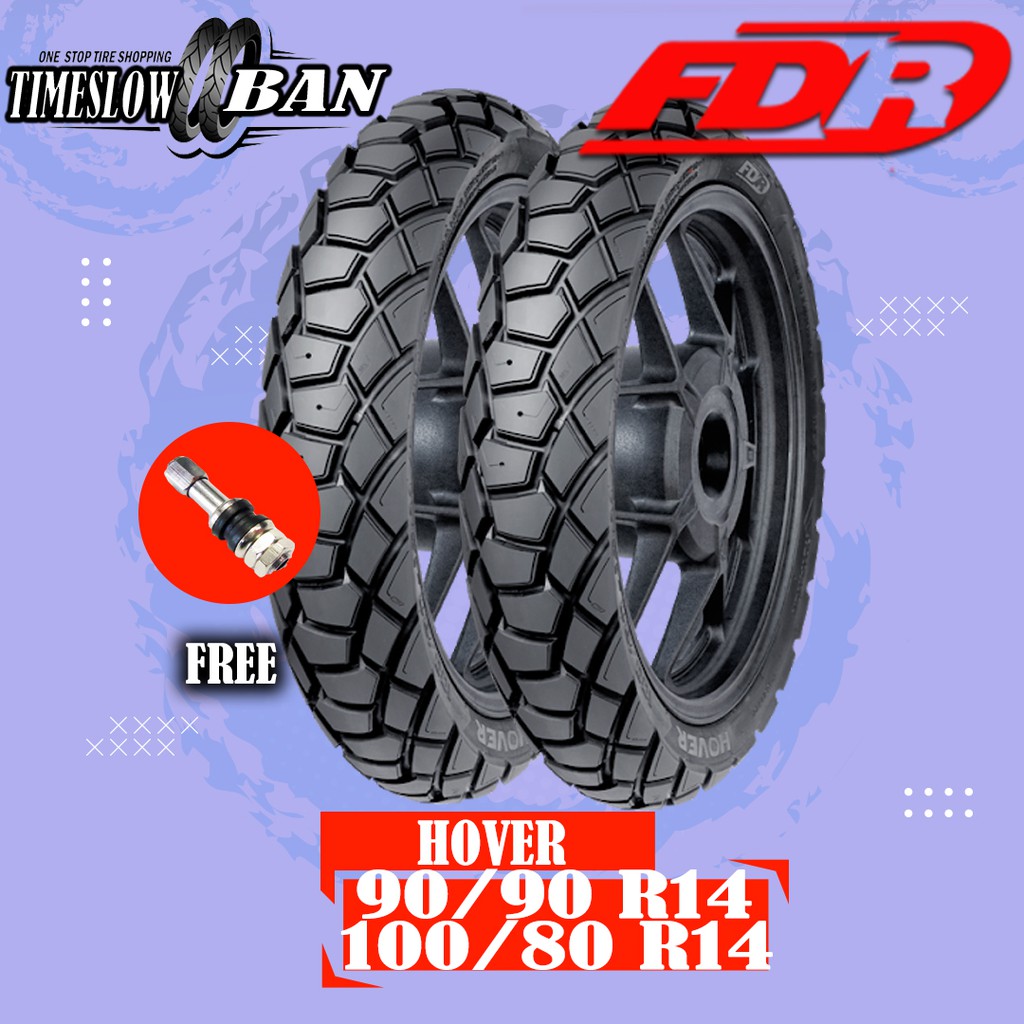 Paket Ban Motor Matic // FDR HOVER 90/90 - 100/80 Ring 14 Tubeless