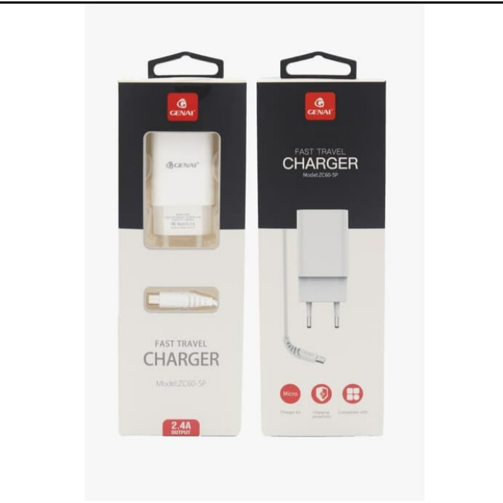 CHARGER HP KABEL ZC60 GENAI FAST CHARGING 2,4 A