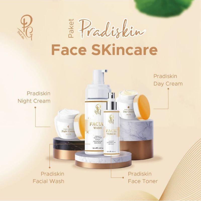 PRADISKIN GLOWBEAUTY ORIGINAL / PRADISKIN GLOW / PRADISKIN SKINCARE / PRADISKIN NIGHT CREAM / PRADISKIN GLOWBEAUTY SKINCARE BPOM PENGHILANG JERAWAT PENCERAH WAJAH / PRADISKIN