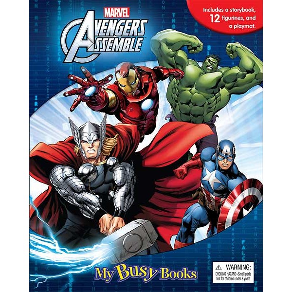 My Busy Book Marvel Avengers -12 Figurines