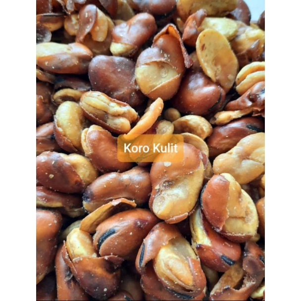 

snack Koro kulit kemasan 250gr snack kiloan makanan ringan jajan keripik kerupuk kacang