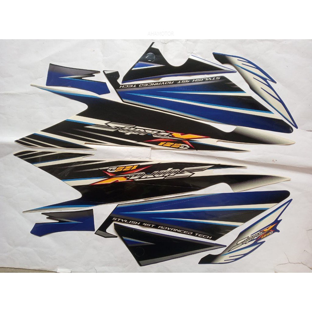 stiker striping motor honda supra x 125 2006 - AHAMOTOR