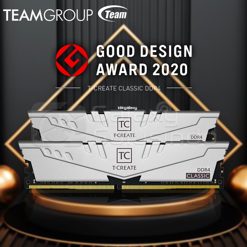 TEAM T-Create Classic (2x16) 32GB DDR4 kit 3200MHz - Silver Memory RAM