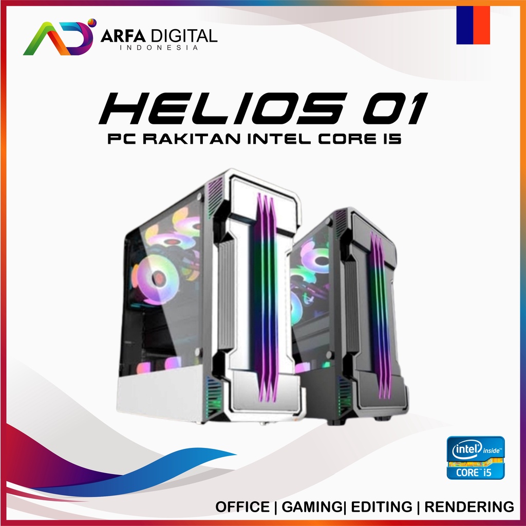 PC Gaming Ringan Intel Core i5 RAM 8GB SSD 128GB VGA 2GB DDR5 Siap Pakai | HL01