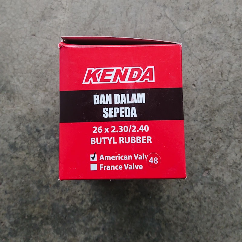 Ban Dalam Sepeda MTB Kenda 26 x 2.30/2.40 AV Schrader Pentil Motor