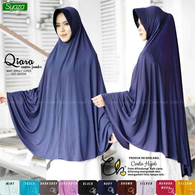 Qiara jilbab jumbo