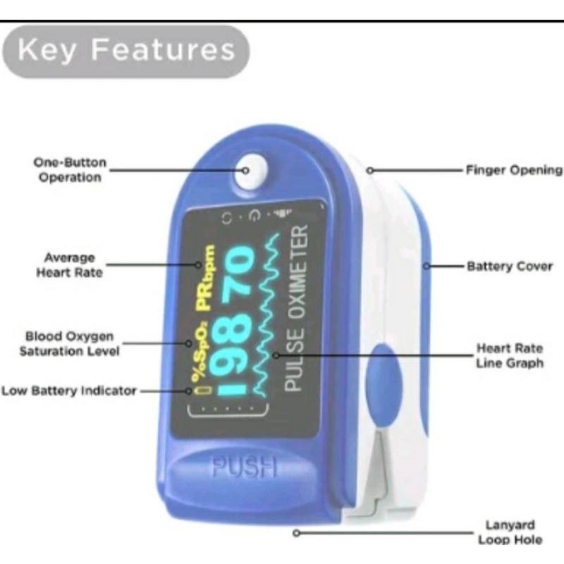 pulse oxymeter lk 87 murah oximeter