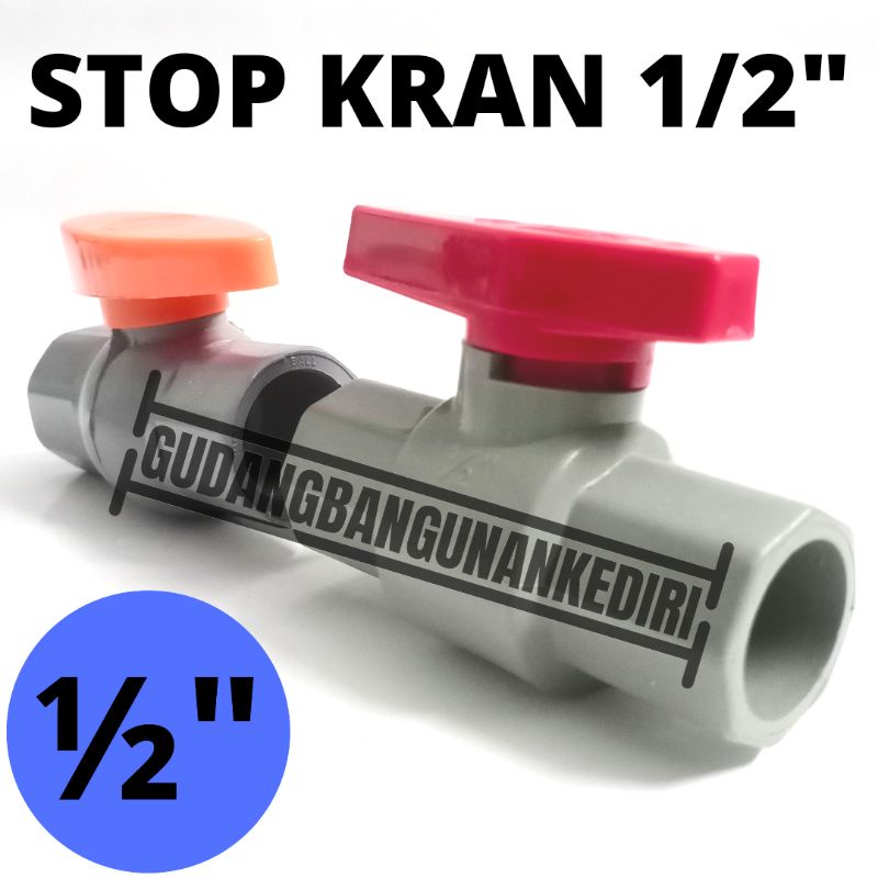 Stop Kran 1/2&quot; HSS VPR Ball Valve 1/2&quot; Setop kran 1/2&quot; Stop Kran PVC 1/2&quot; VPR