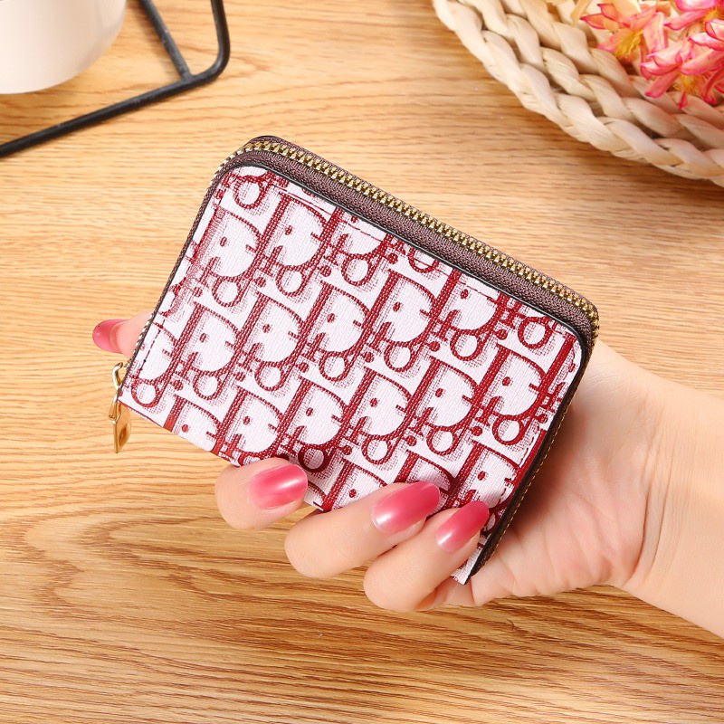 TASBLUE Dompet Wanita, Dompet Kartu Wanita, D1002, Gerbang Tiket, Kartu Dompet Besi/Kartu Mode Wanita, Pemegang Kartu Dompet