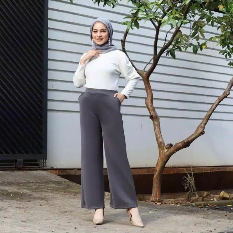 Kulot Scuba Tali Serut Termurah Best Seller | 1KG MUAT 5PCS | KULOT SCUBA PREMIUM POLOS HITS SELEBGRAM FASHION SYARIAH MUSLIMAH