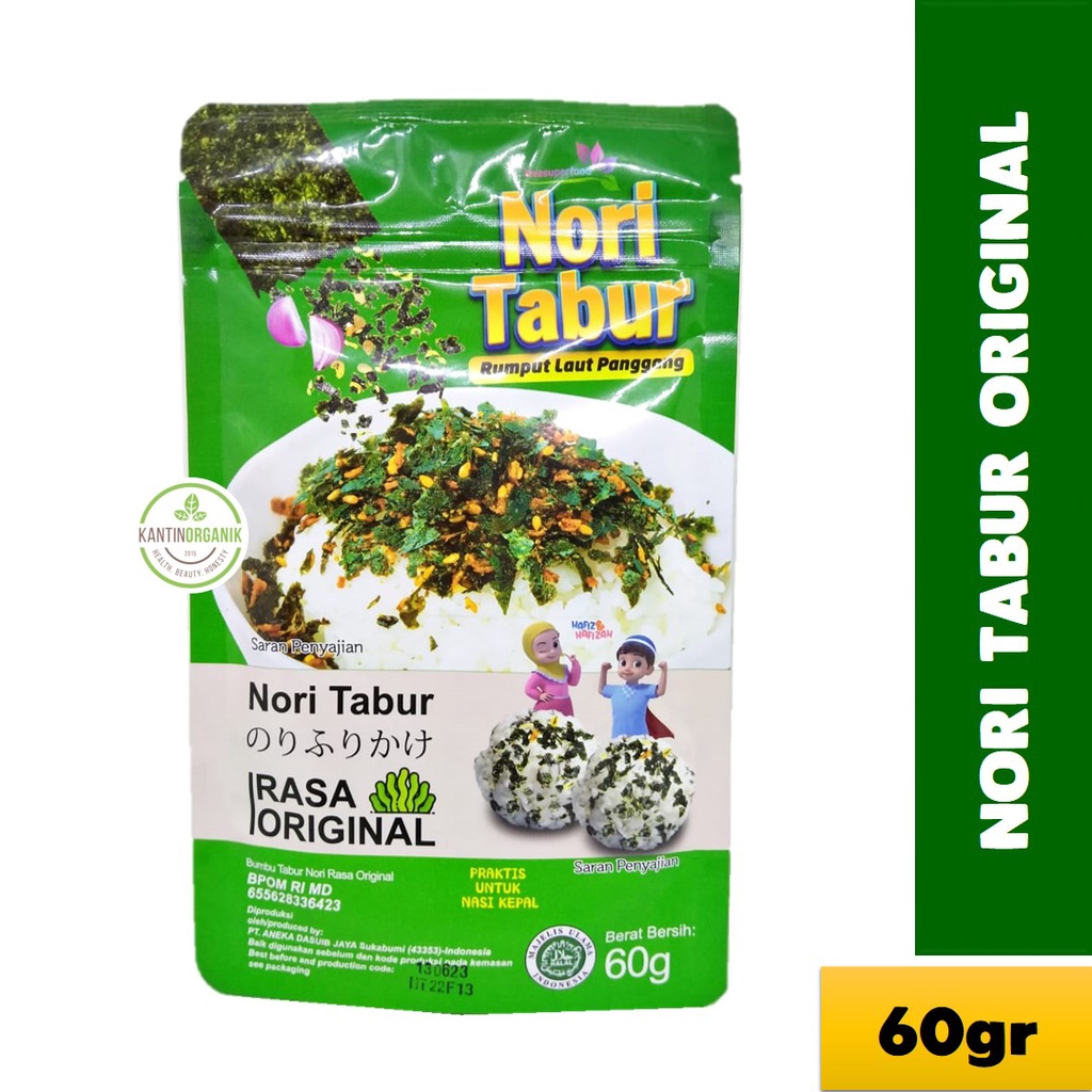 

Nori Tabur Rumput Laut Panggang - Aonori Seaweed Original 60gr