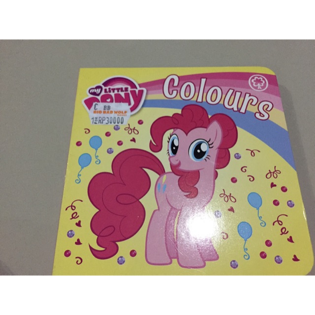 buku mengenal warna my little pony