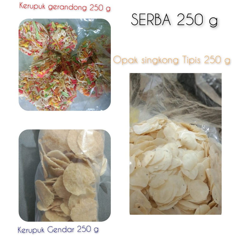 

PAKET CEMILAN MURAH KERUPUK 3 RASA GURIH ENAK 750 GRAM