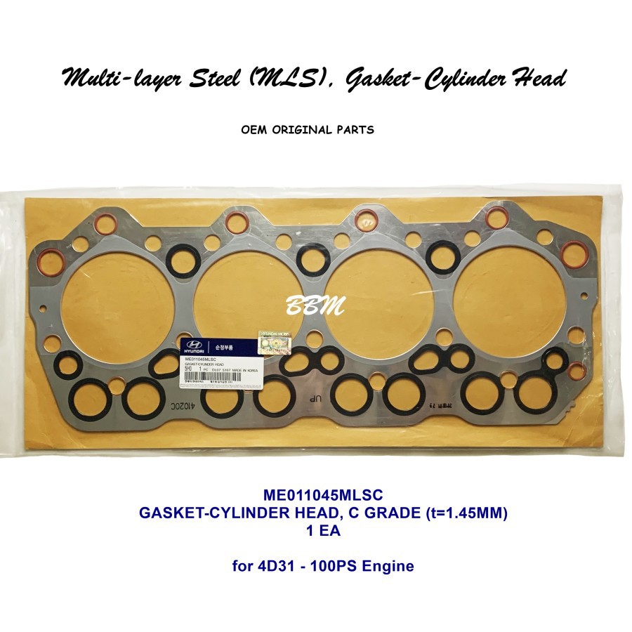 ME011045MLSC GASKET-CYLINDER HEAD T=1.45 - COLT DIESEL 100PS-4D310