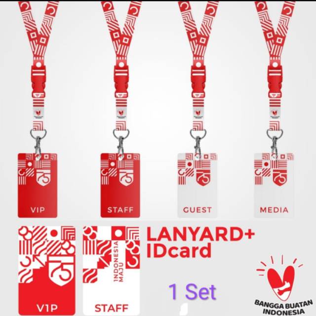 

Lanyard+IDcard Indonesia Maju