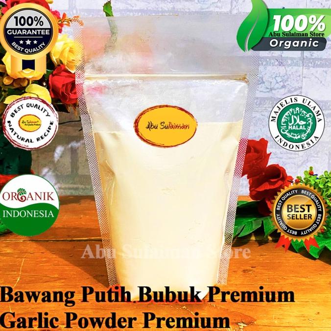 Garlic Powder 1 KG / Bawang Putih Bubuk Murni Premium Halal 1 Kg