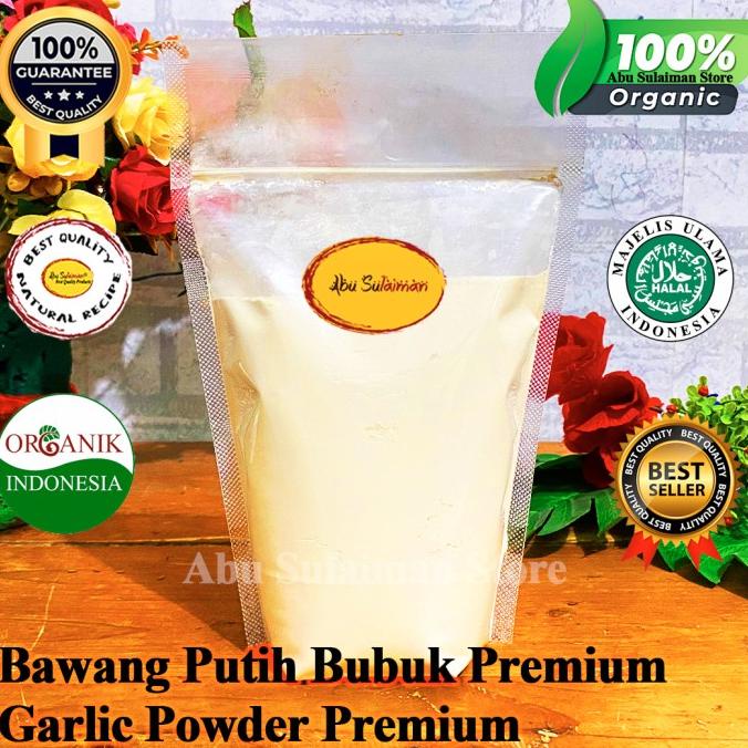 

Garlic Powder 1 KG / Bawang Putih Bubuk Murni Premium Halal 1 Kg