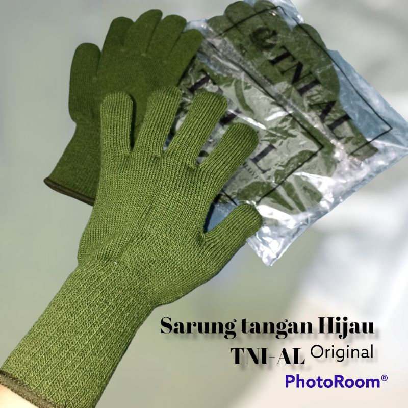 Sarung tangan Hijau polos TNI AL
