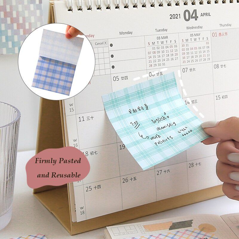 

Sticky Notes Kertas Motif Geometri Kotak