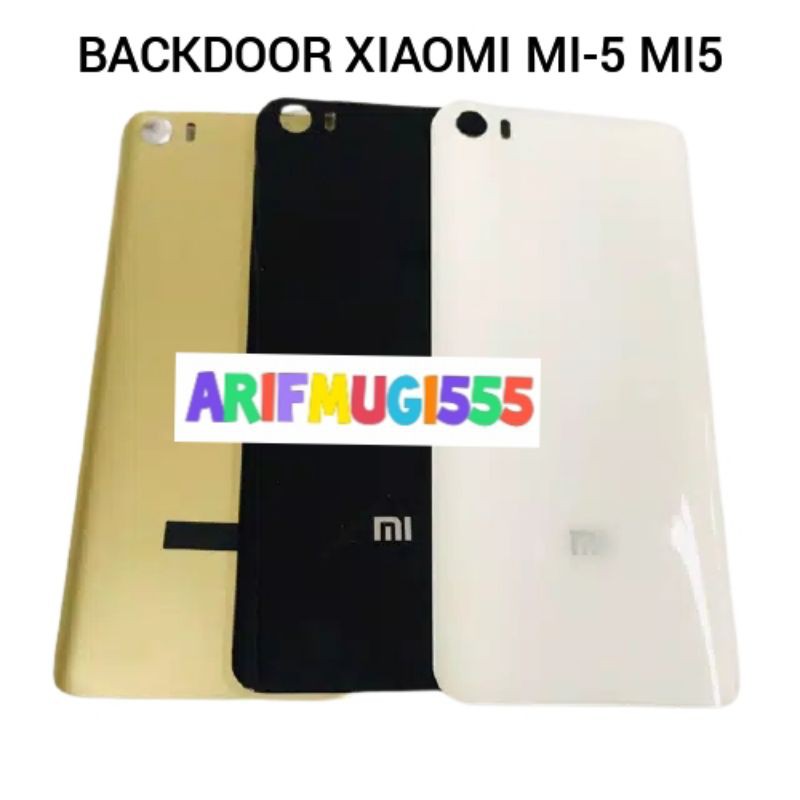 BACKDOR CESING TUTUP BELAKANG BATERAI XIAOMI MI-5 MI5 ORIGINAL 100%