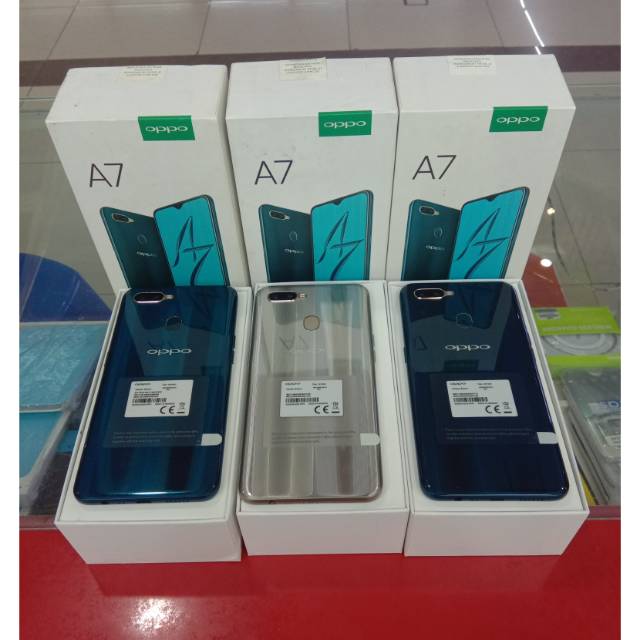 Oppo A7 Ram 4gb Rom 64gb Second Fullset Original Resmi