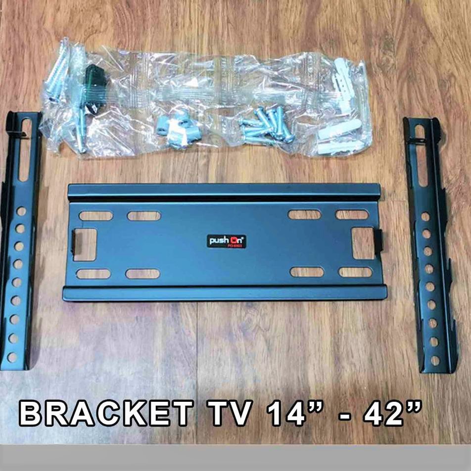 Bracket TV 14-42&quot; Push On 6103 plasma flat  led lcd tv dinding 14&quot; 15&quot; 19&quot; 22&quot; 24&quot; 29&quot; 32&quot; 42&quot; inch