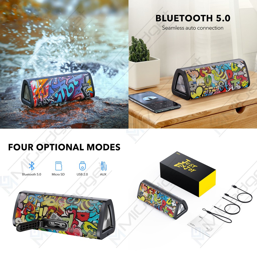 MiFa A10+ A10 Plus Speaker Bluetooth Portable Wireless Stereo IPX7