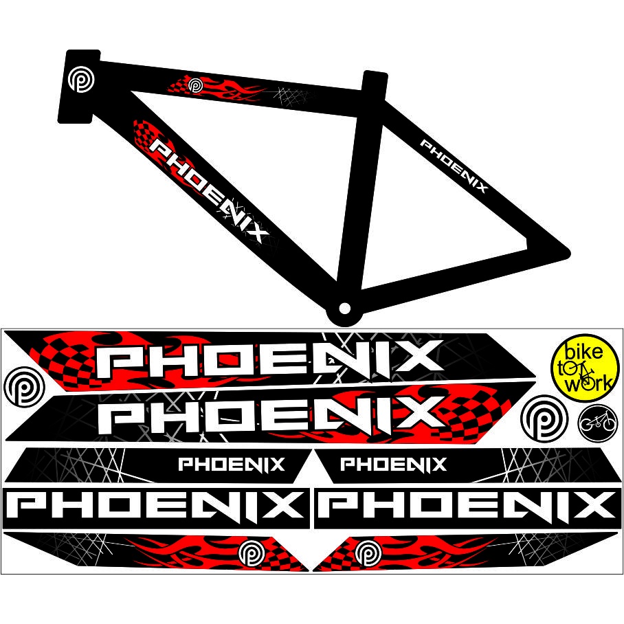 STRIPING VARIASI BIKE MTB ALL VARIASI STICKER SEPEDA UNIVERSAL STRIPING MOTIP