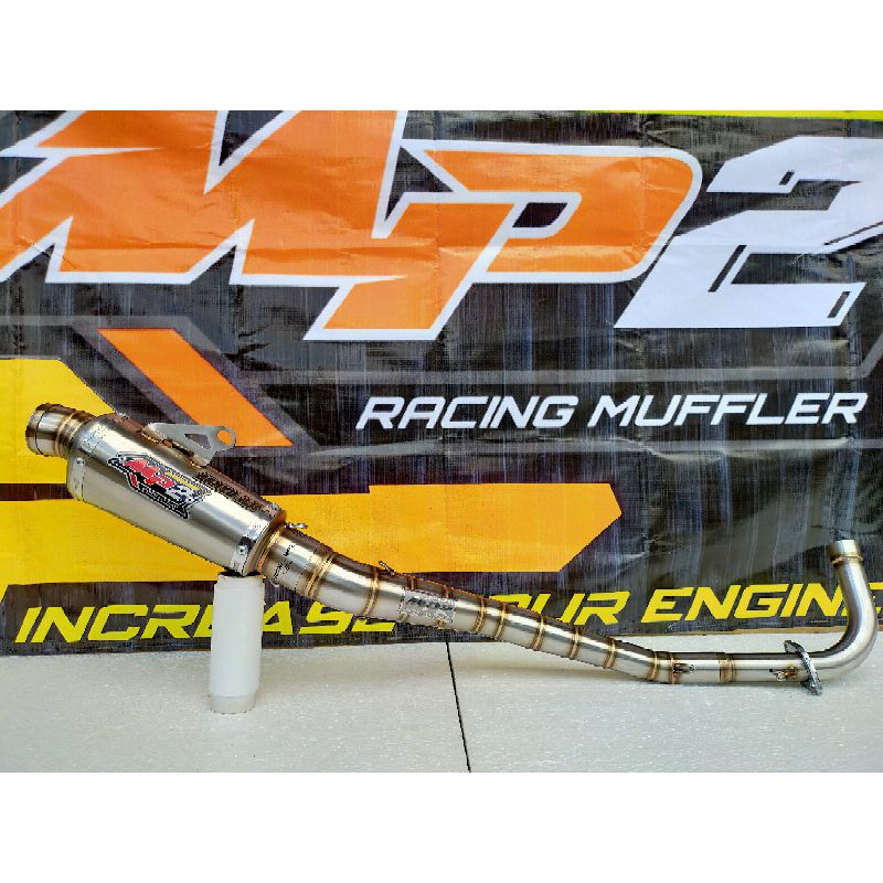 Knalpot roadrace  jupiter z vegar mp2 racing muffler type oval