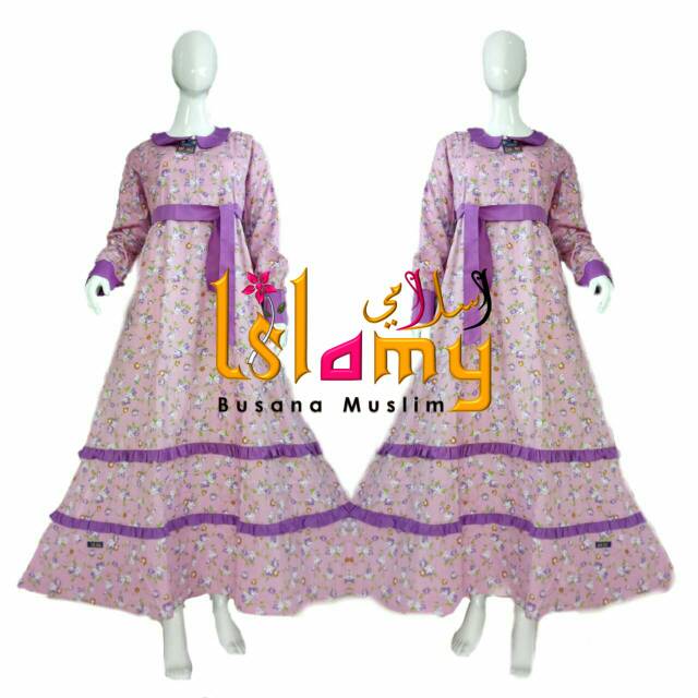 IBM - GAMIS KATUN JEPANG / KATUN JEPANG SYARI / GAMIS SYARI / GAMIS MOTIF KATUN JEPANG PREMIUM