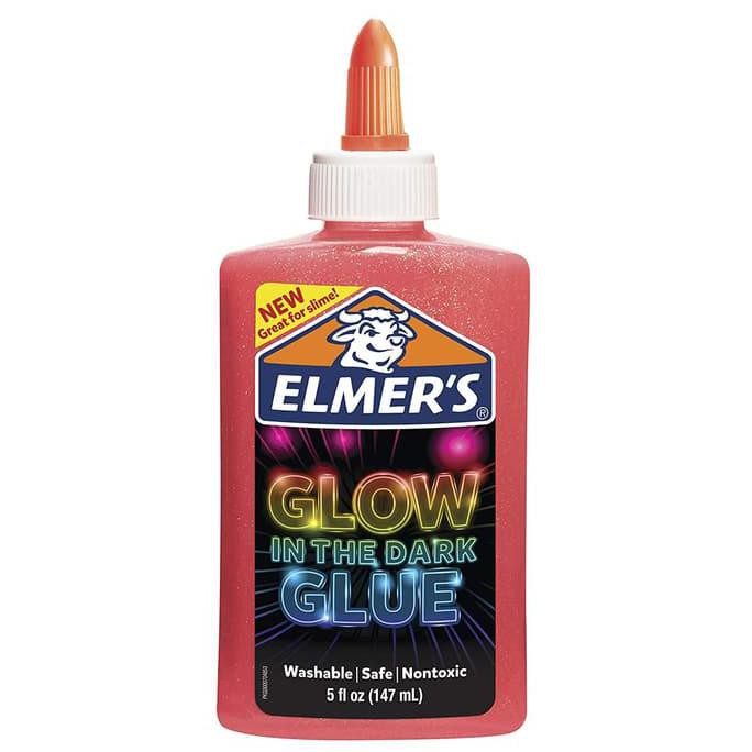 

[[BISA COD]] Elmer's Washable Glow In The Dark Glue (Pink) 5 fl oz / 147ml TERBARU Kode 205