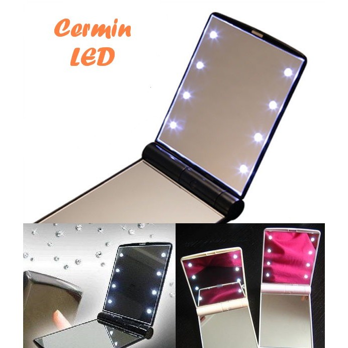 CERMIN LED / RIAS SAKU LUCU 8 LAMPU