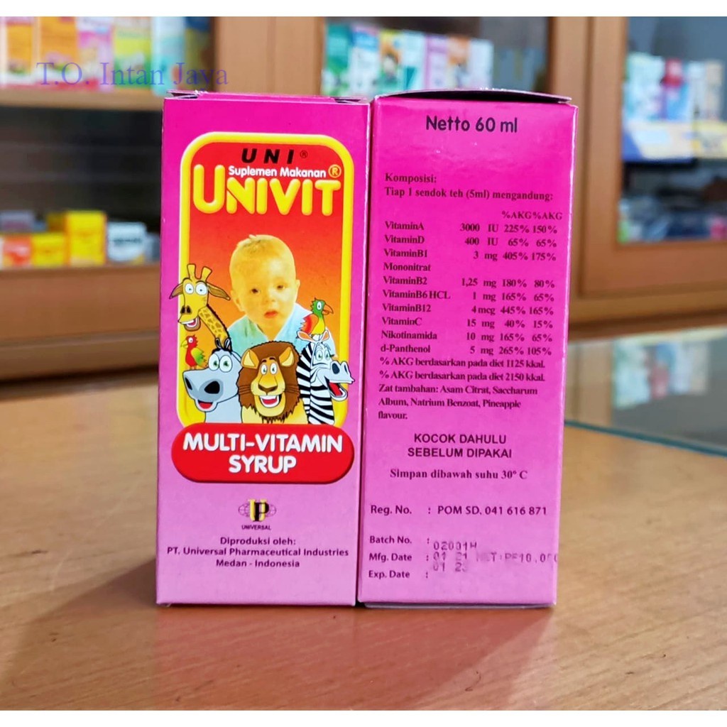 Univit Multivitamin Syrup 60 ml