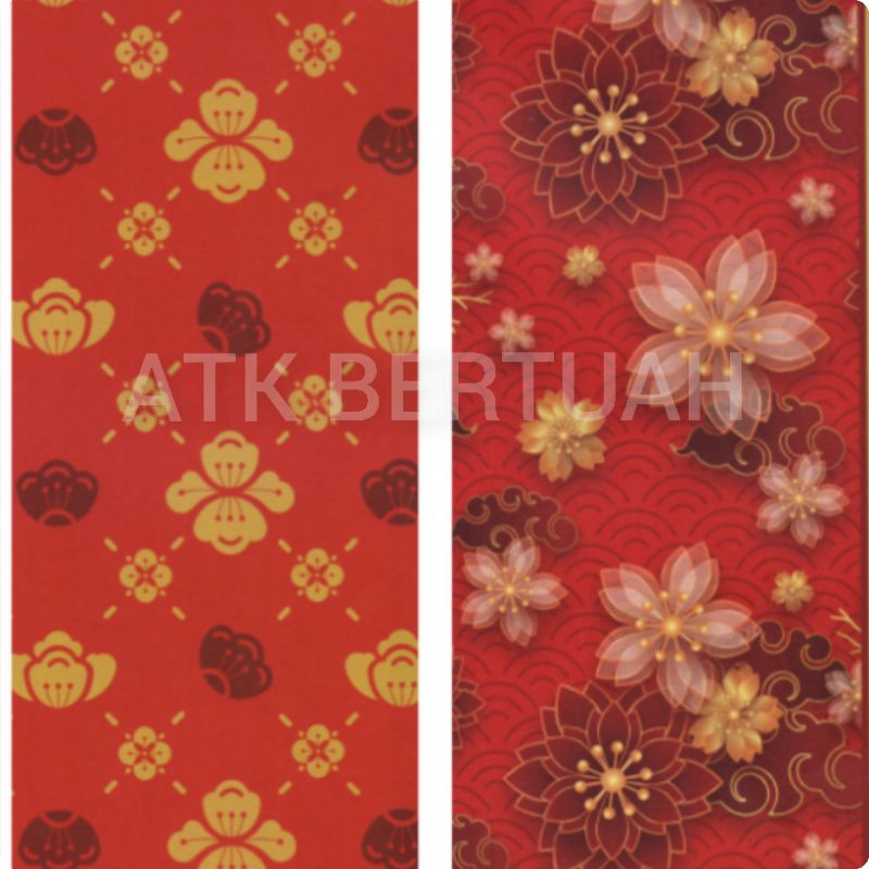 

CHINESE NEW YEAR GIFT WRAPPING PAPER BAG TAG LABEL TAS TALI KANTONG KERTAS KADO IMLEK