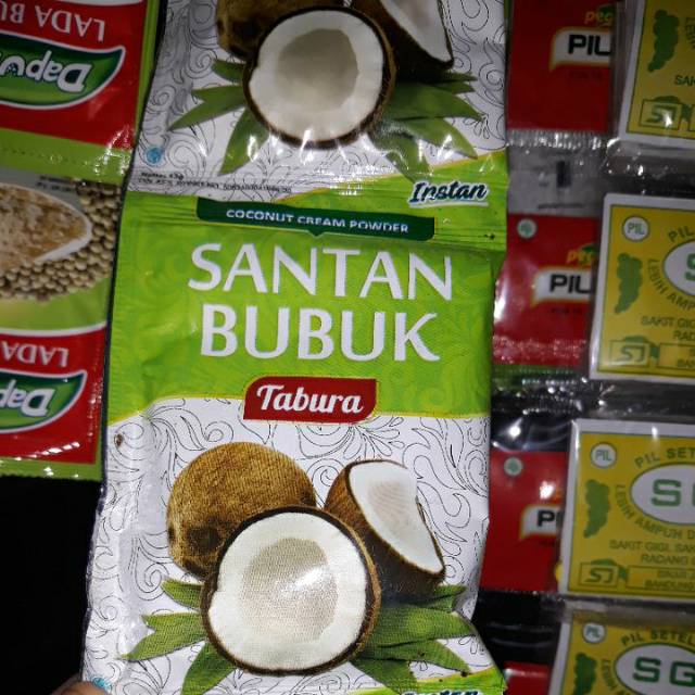 Santan bubuk tabura