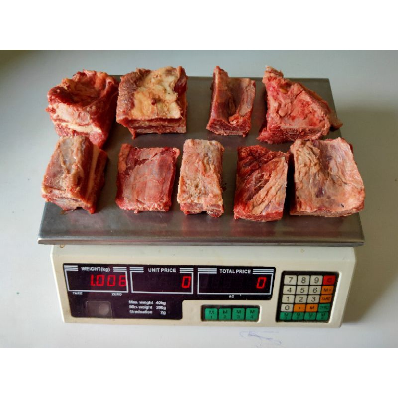 

Iga Sapi panjang 7cm bakaran