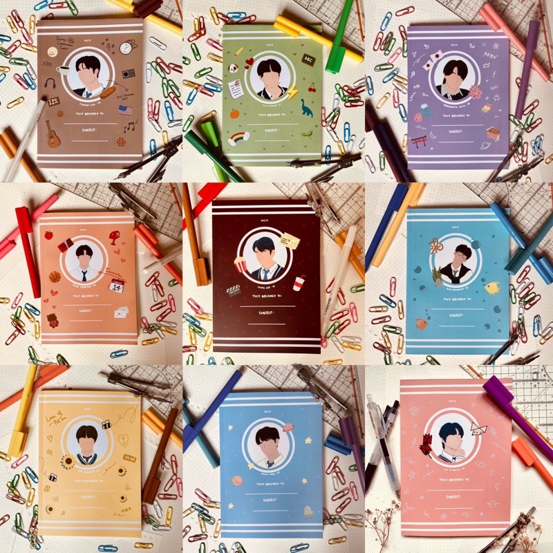 

NCT BACK TO SCHOOL NOTEBOOK