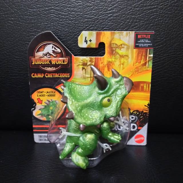 Mattel Jurassic World Snap Squad Triceratops