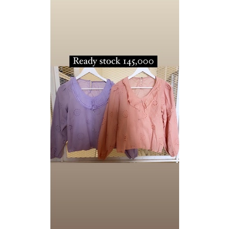 blouse import katun bordir