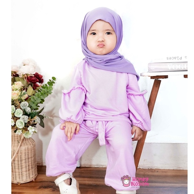 Baju Gamis Anak Perempuan Alika Series / Setelan Anak / One Set Anak Perempuan Usia 0-5 Tahun