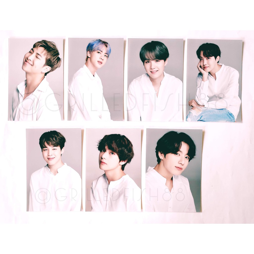[READY STOCK] BTS ARMY Official Membership Kit Benefit Renewal 5th 6th Postcard Photocard Photo Set