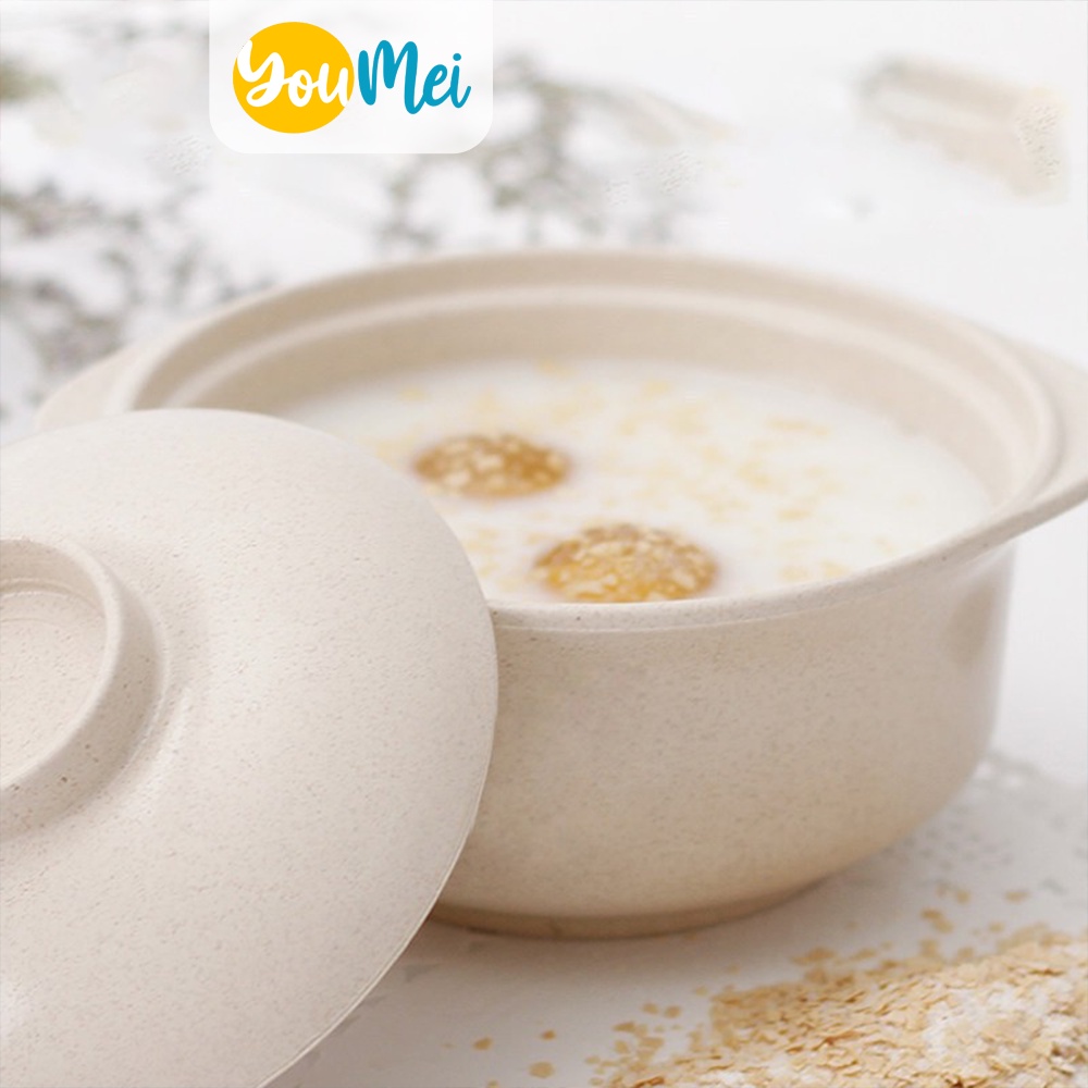 Set Mangkuk Sayur Dengan Tutup dan Alat Makan Sendok  / Cover The Cup Bowl / Soup Bowl /  Mangkuk Bubur Dengan Tutup / Mangkuk Nasi / Mangkuk Sup  - 1206