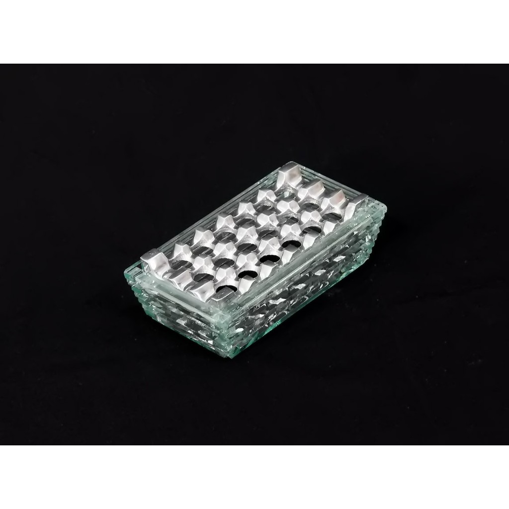 

Souvenir hiasan kado kerajinan asbak kaca L-18