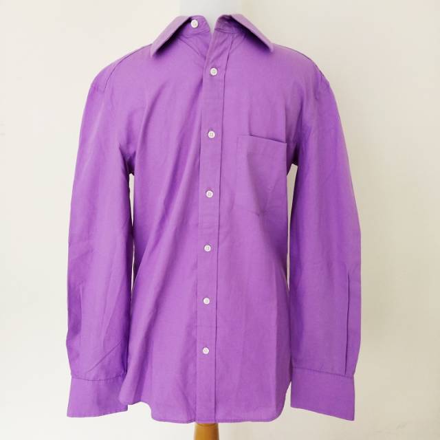 [PRELOVED] Kemeja Ungu Slim Fit G2000 ORI
