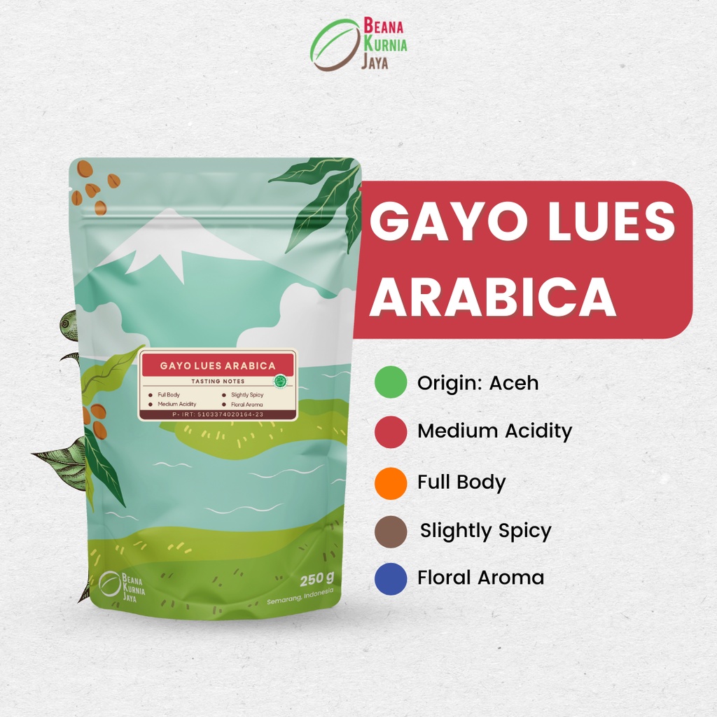 

Beana - Kopi Gayo Lues Arabica Roasted Beans (Kopi Biji Goreng)