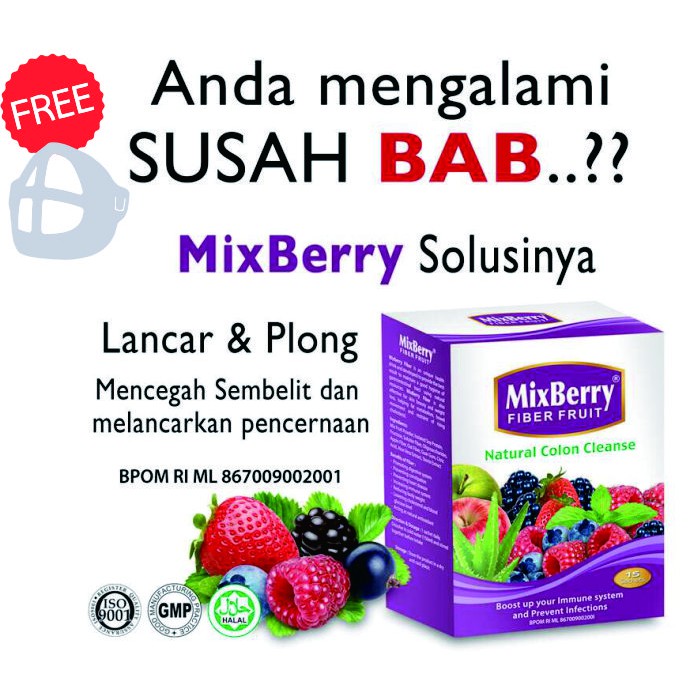 

Mixberry Fiber - Minuman Pengganti Serat Tubuh