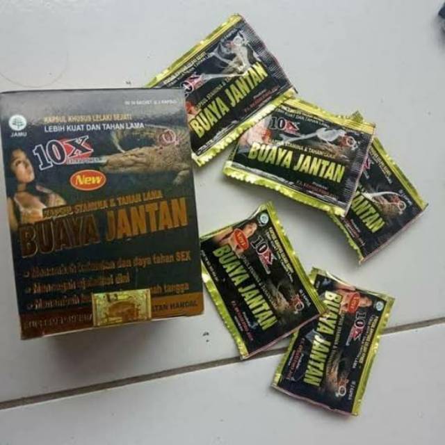 JAMU BUAYA JANTAN 10x Kapsul 100% Berkhasiat Kualitas Premium